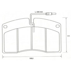 Placute frana Renault WVA29072